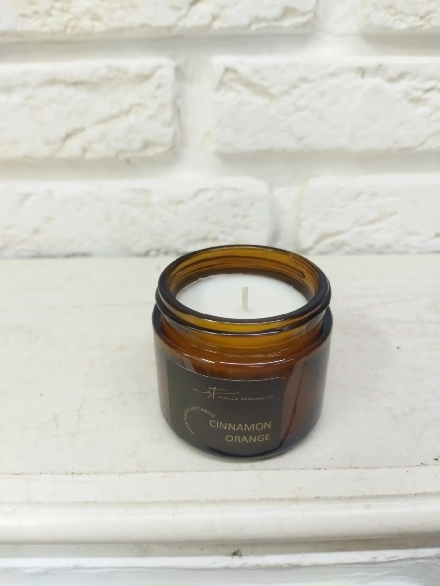 Свеча соевая Cinnamon orange (корица - апельсин) Свеча соевая Cinnamon orange (корица - апельсин)
